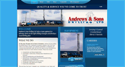 Desktop Screenshot of andrewsdrilling.com